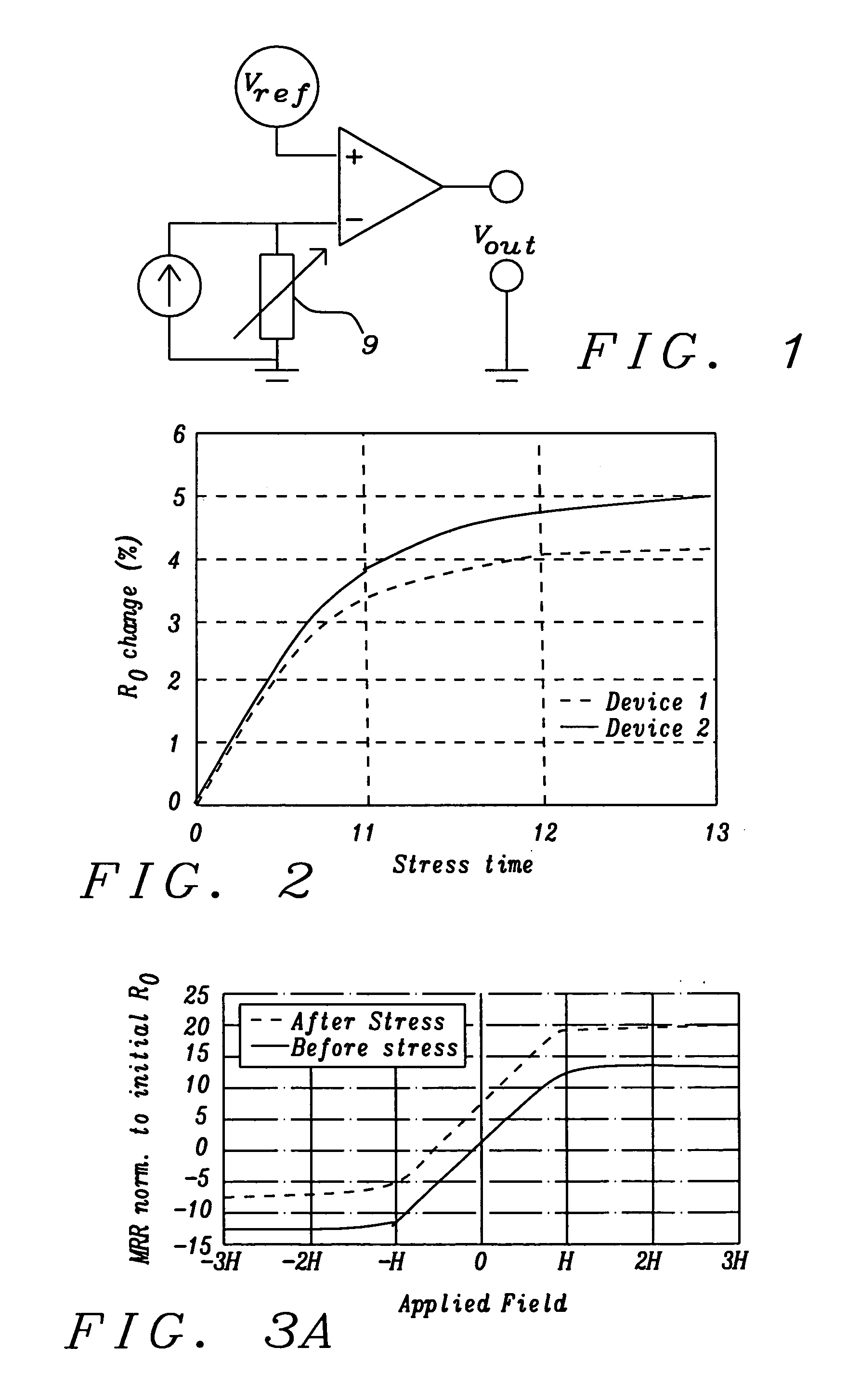 Open loop magneto-resistive magnetic field sensor