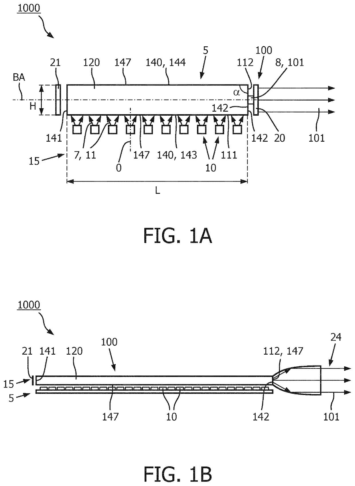 Hld module with cavity for improved light coupling