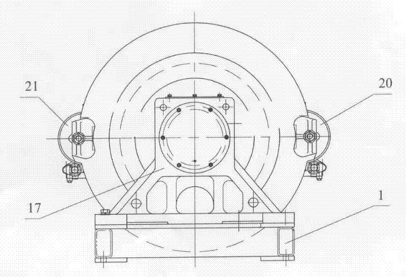 Ultra-high-speed heavy-loading outer-rotor permanent magnet synchronous traction machine