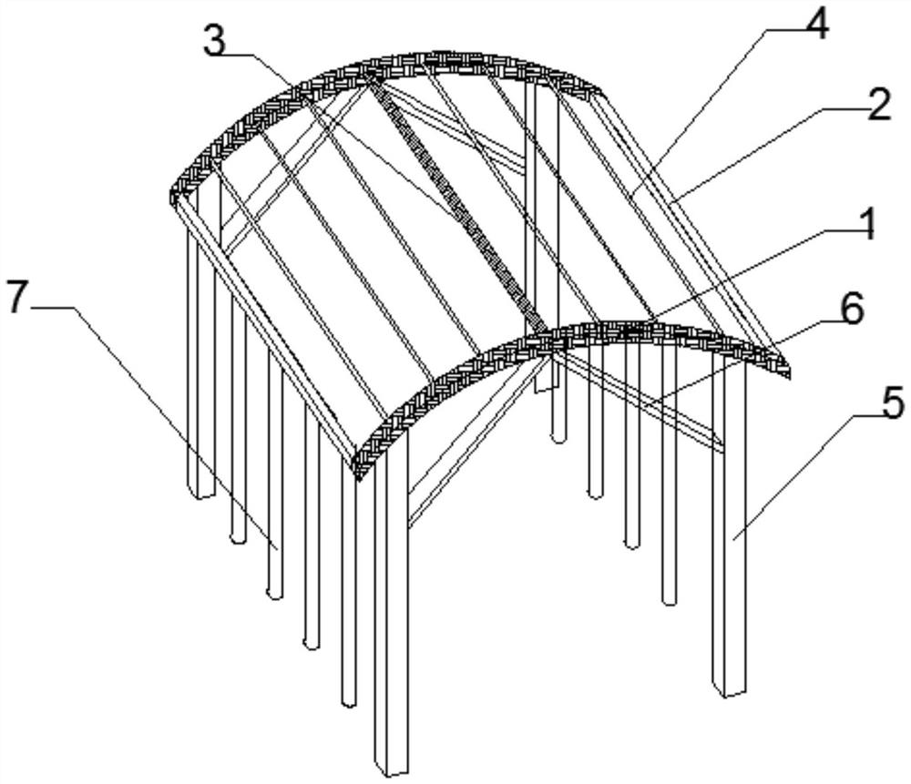 A kind of grape cultivation method and its cultivation frame