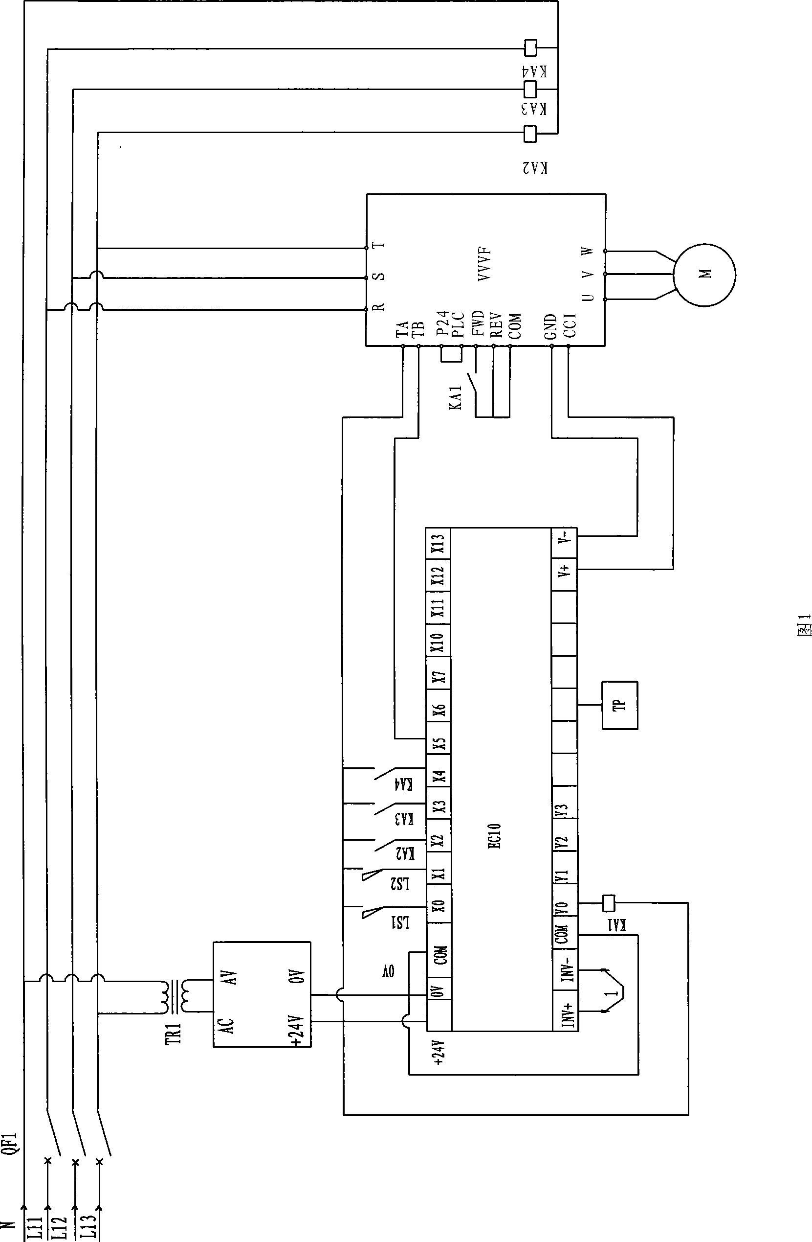 Automatic control system of hydraulic pump station