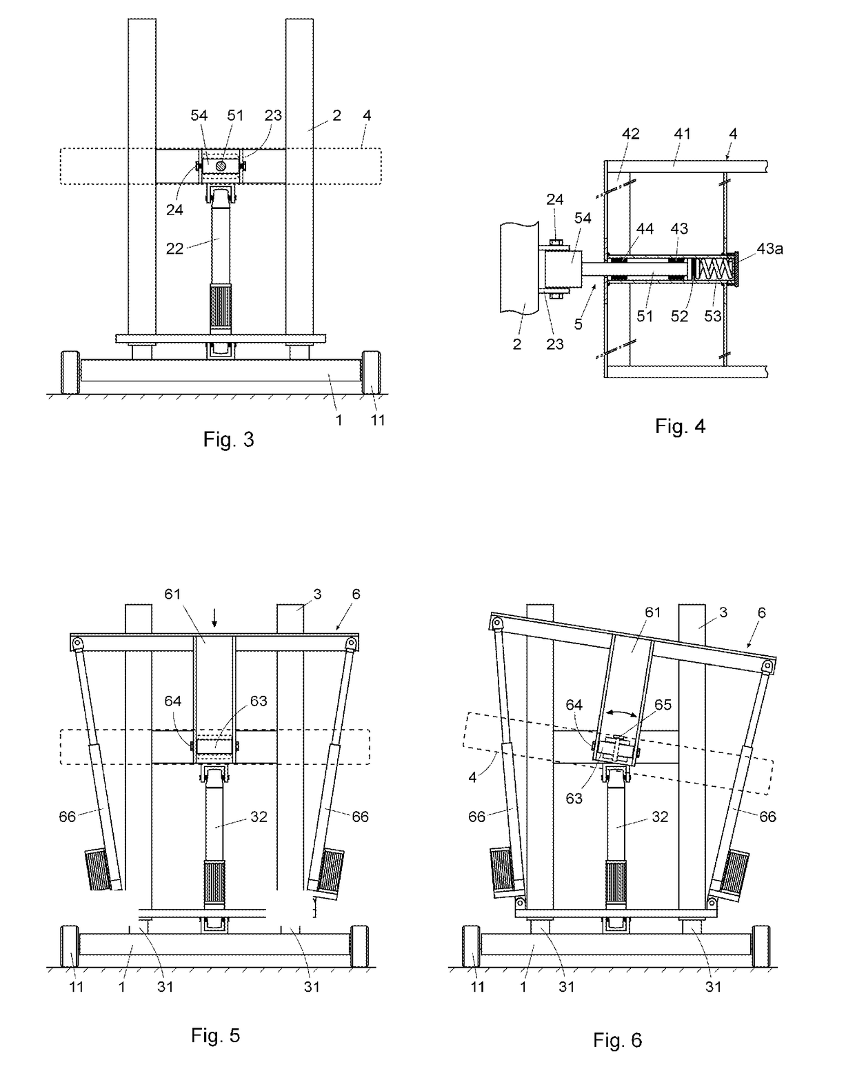 Bed with movable frame