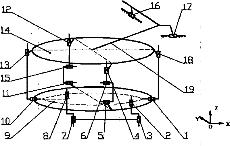 Massage robot actuating mechanism