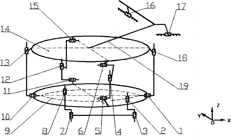 Massage robot actuating mechanism