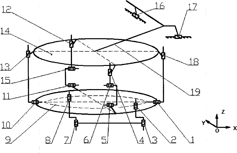 Massage robot actuating mechanism