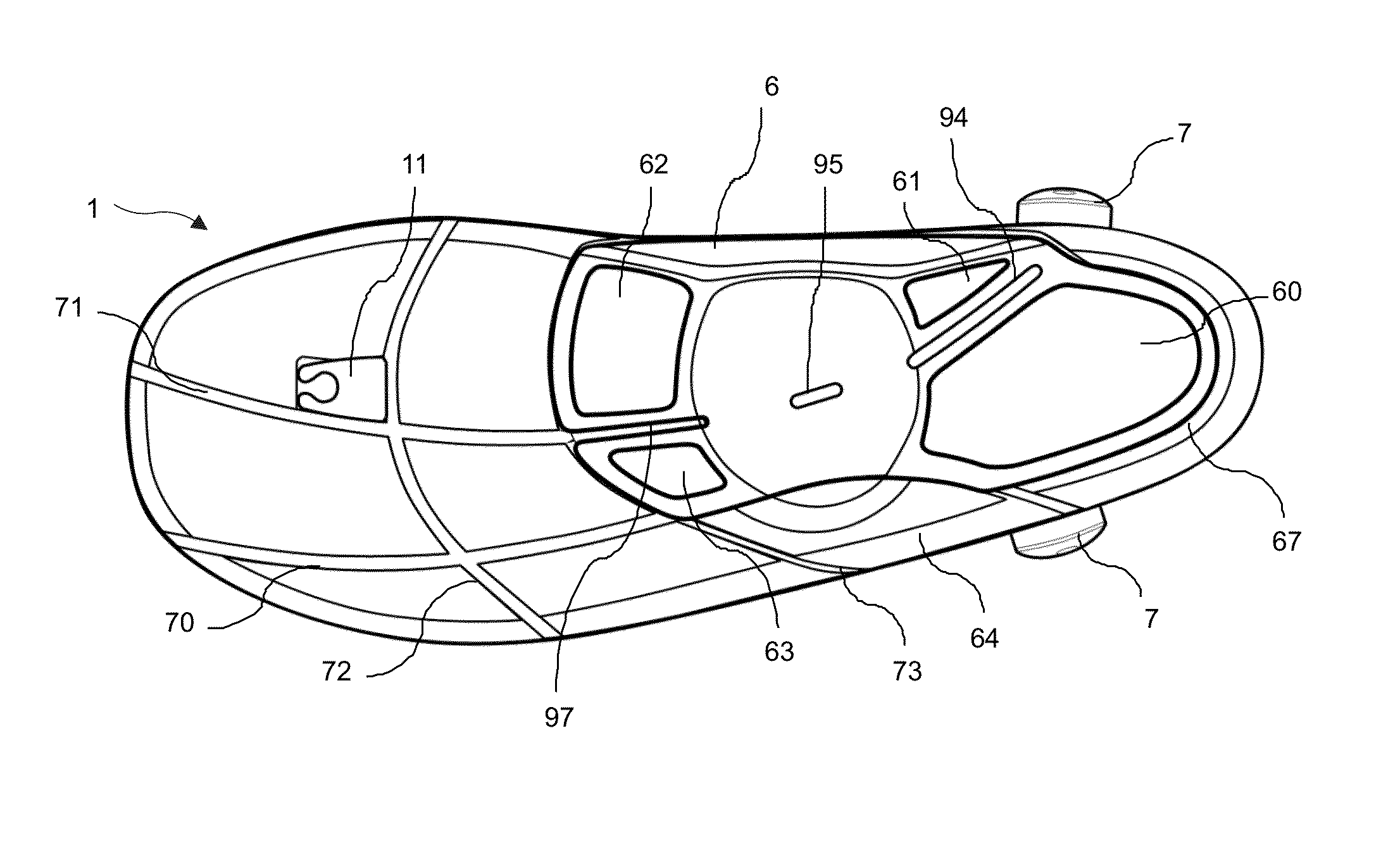 Article of Footwear with Embedded Orthotic Devices