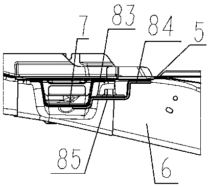 Battery pack installation structure and electric vehicle including battery pack installation structure