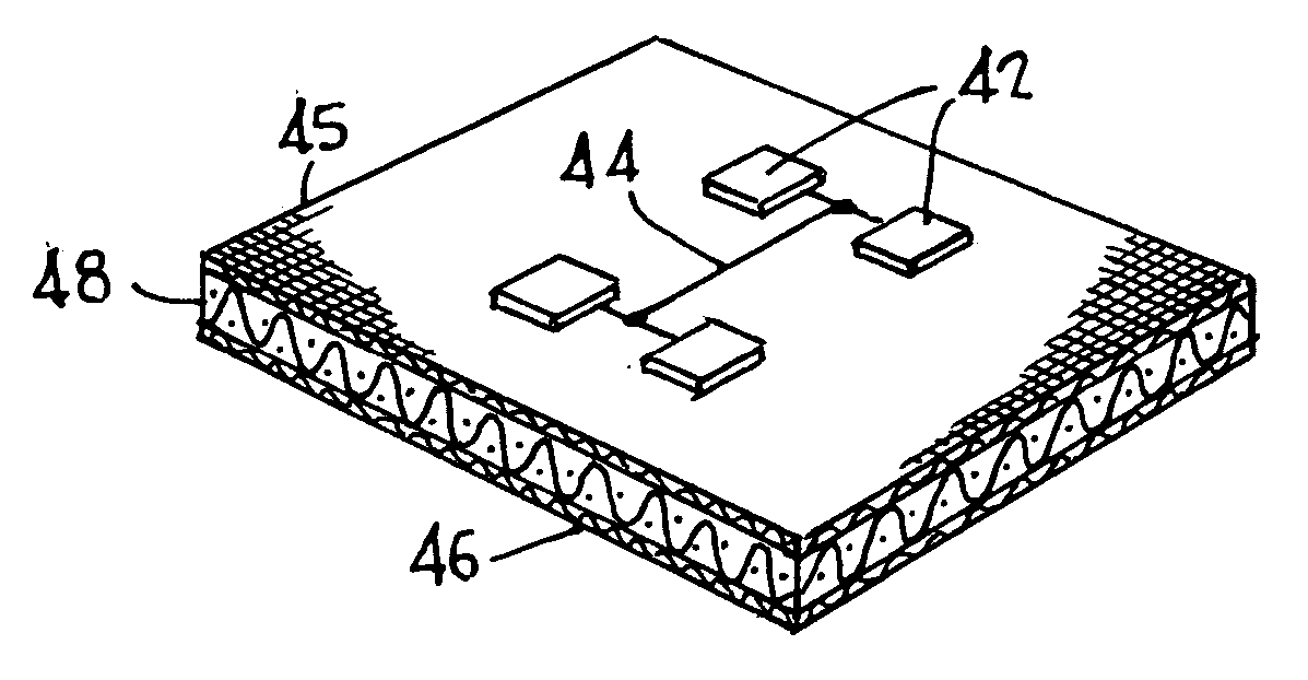 Method for constructing antennas from textile fabrics and components