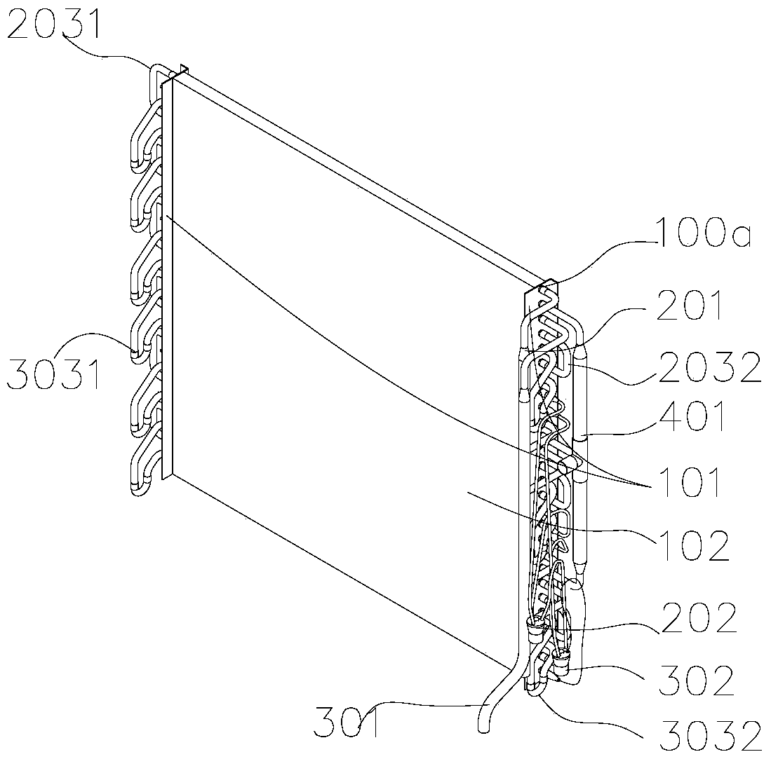 A multi-component composite integrated finned copper tube heat exchanger