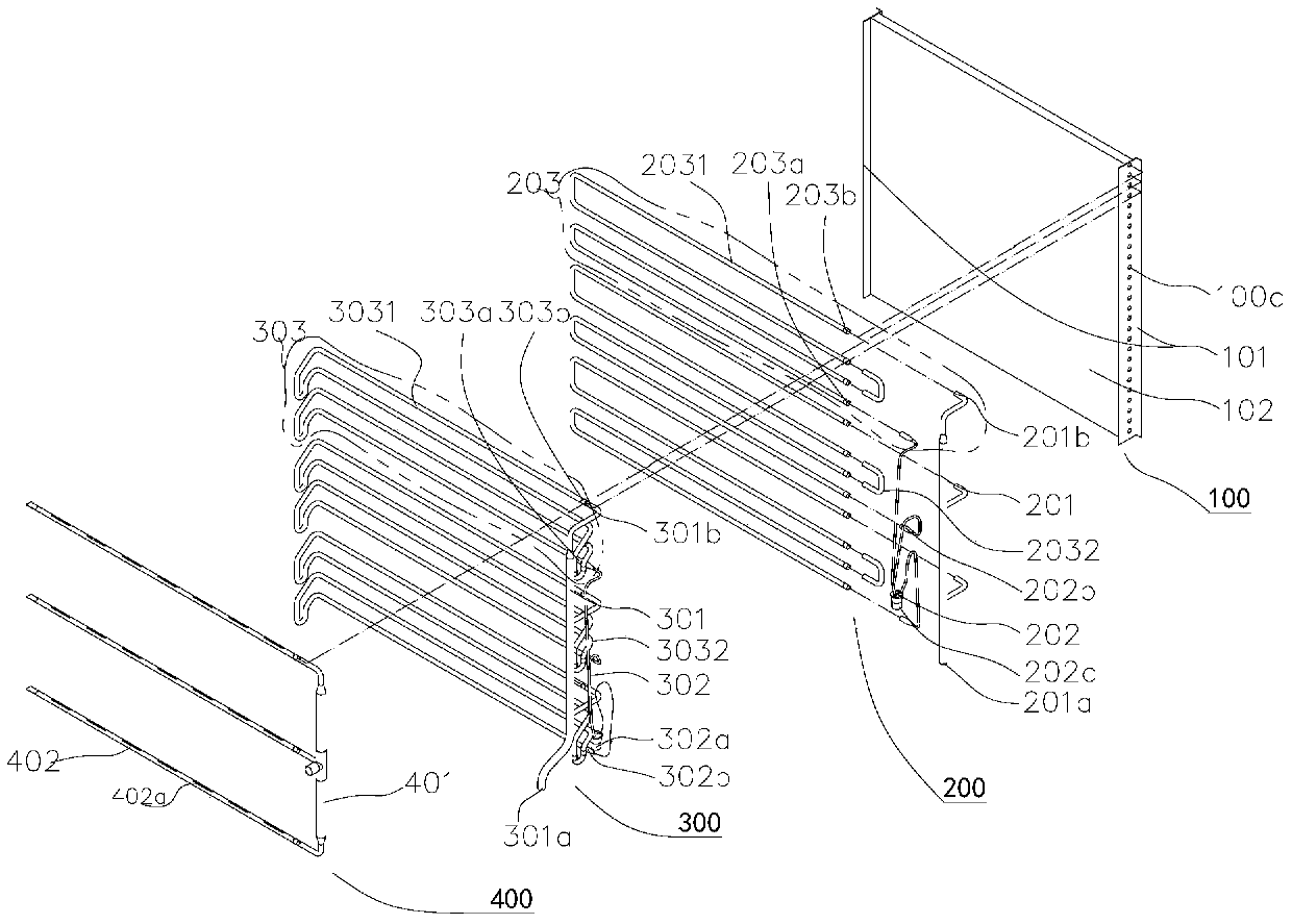 A multi-component composite integrated finned copper tube heat exchanger