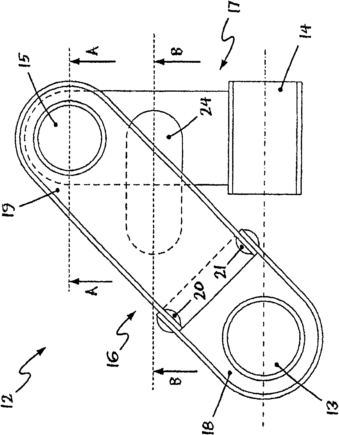 Assembled wheel guiding system arm