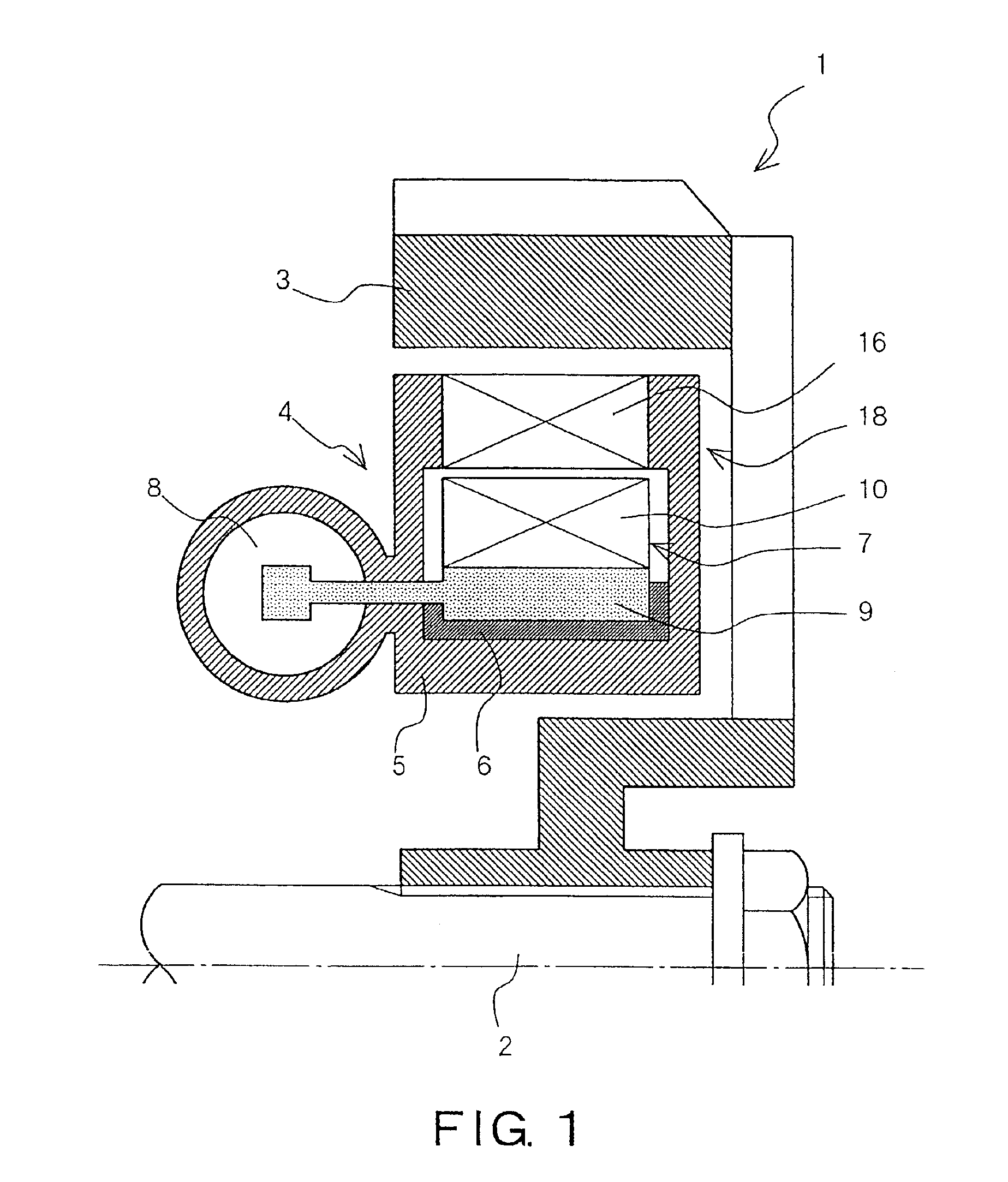 Eddy current deceleration device