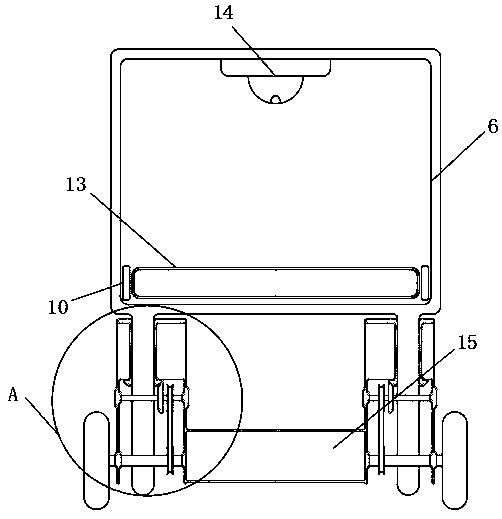 Device and method for dynamically measuring accumulation thickness of debris flow