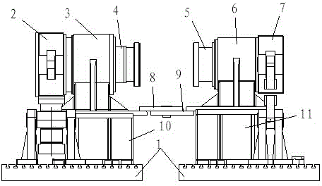 Static load test bench of overload couplers