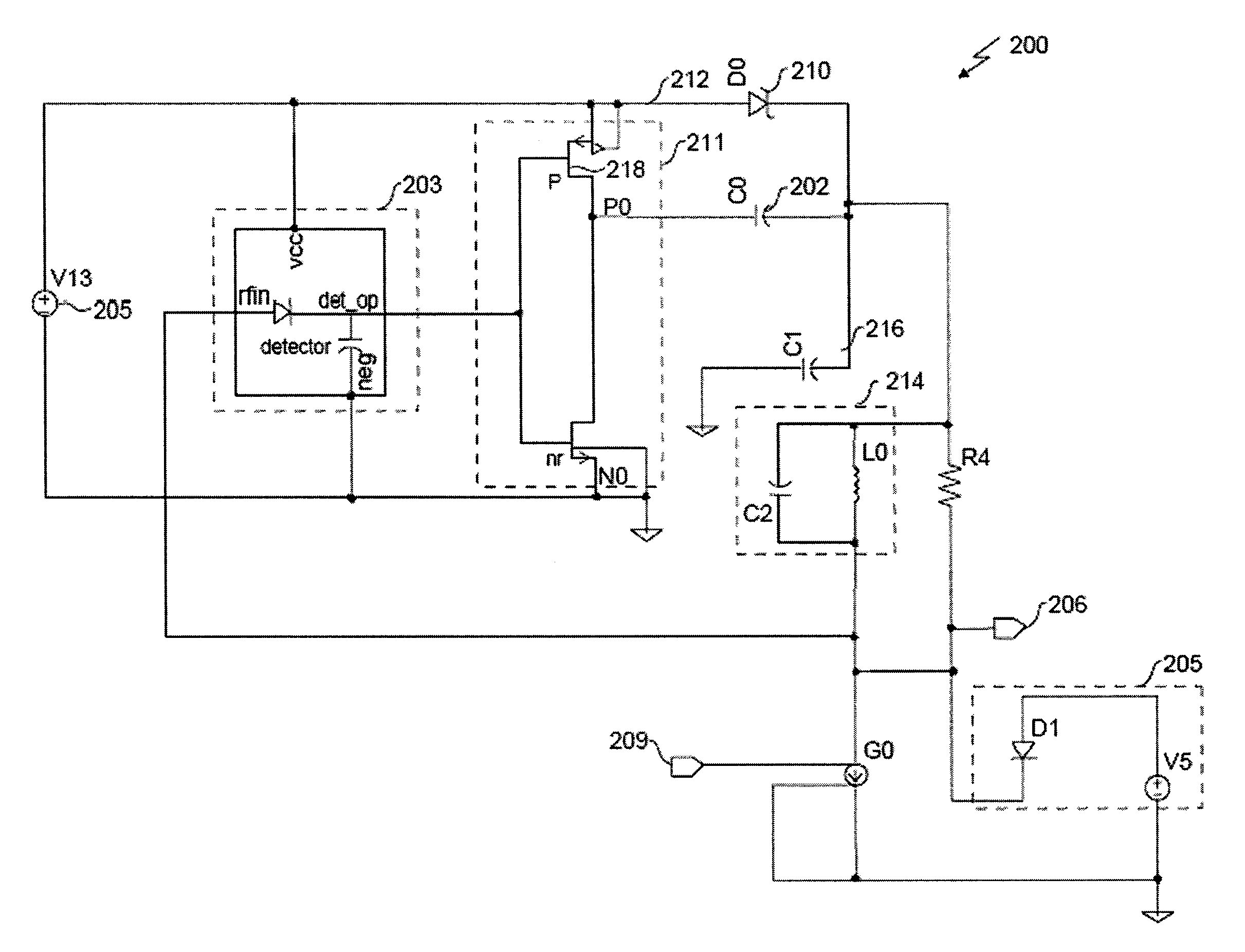 Integrated implementation of a collector boost scheme and method therefor