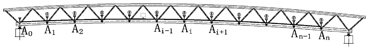 Method for dynamically monitoring vertical displacement of building