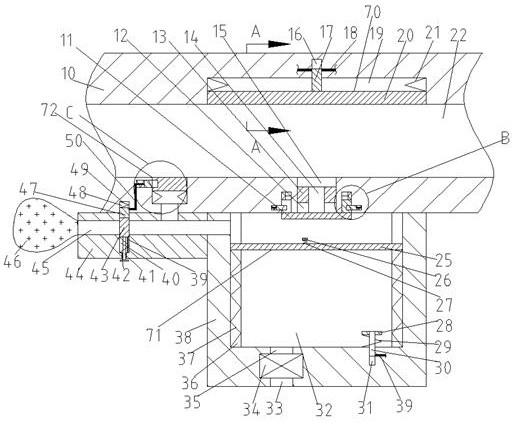 Indoor safety pressure relief fuel gas pipeline