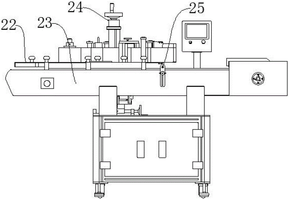 Intelligent plastic bottle quality certificate sticking device for plastic production