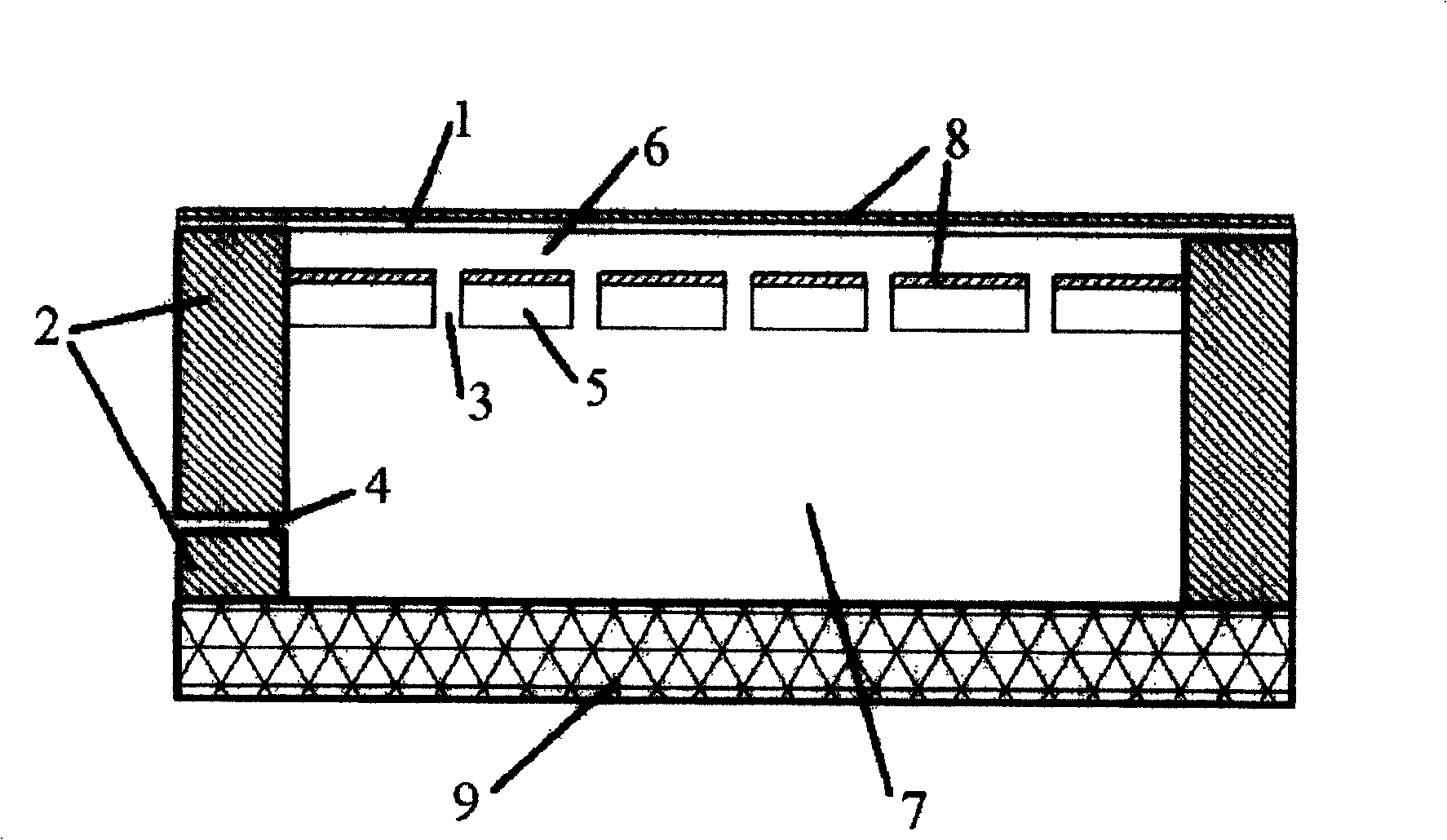 Capacitance type sound sensor in micro mechanical and electrical structure