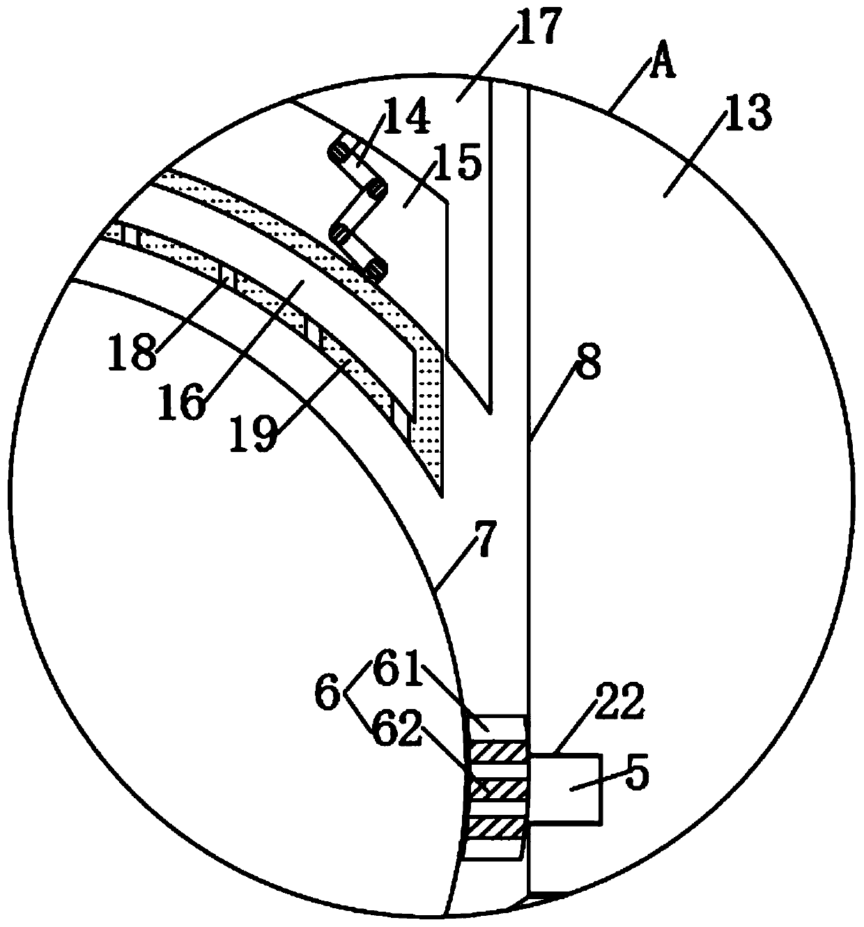 Work control method of hardware universal ball head