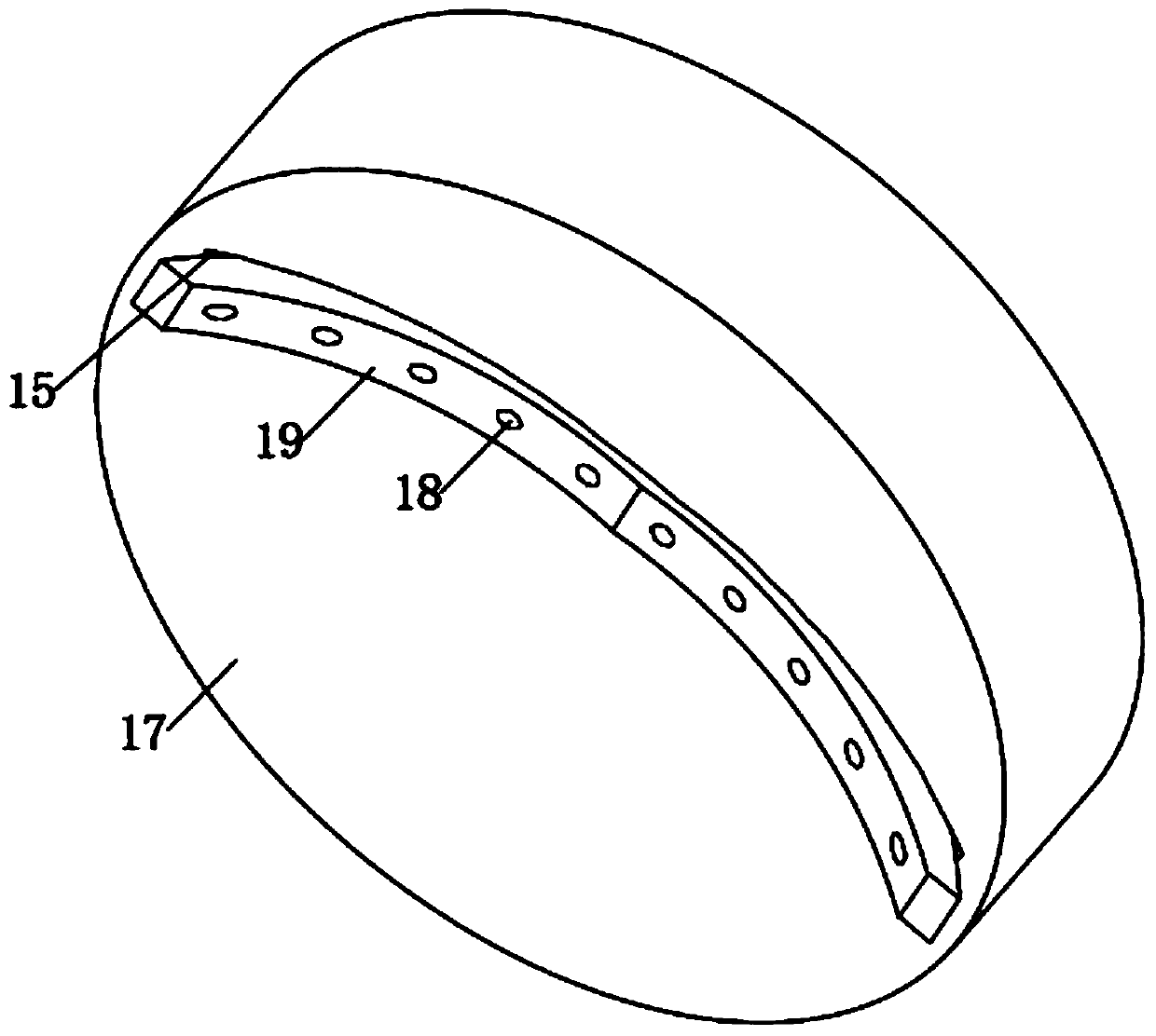 Work control method of hardware universal ball head