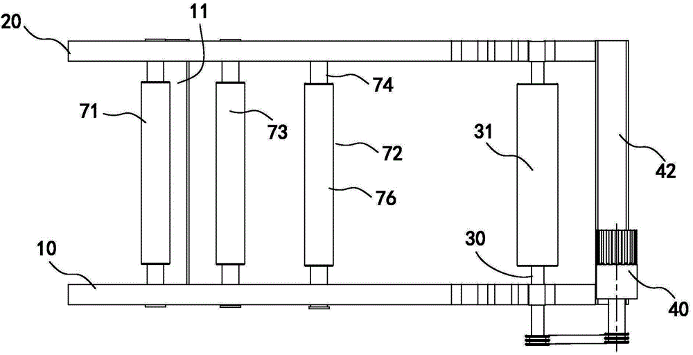 Adjustable rolling device of printer