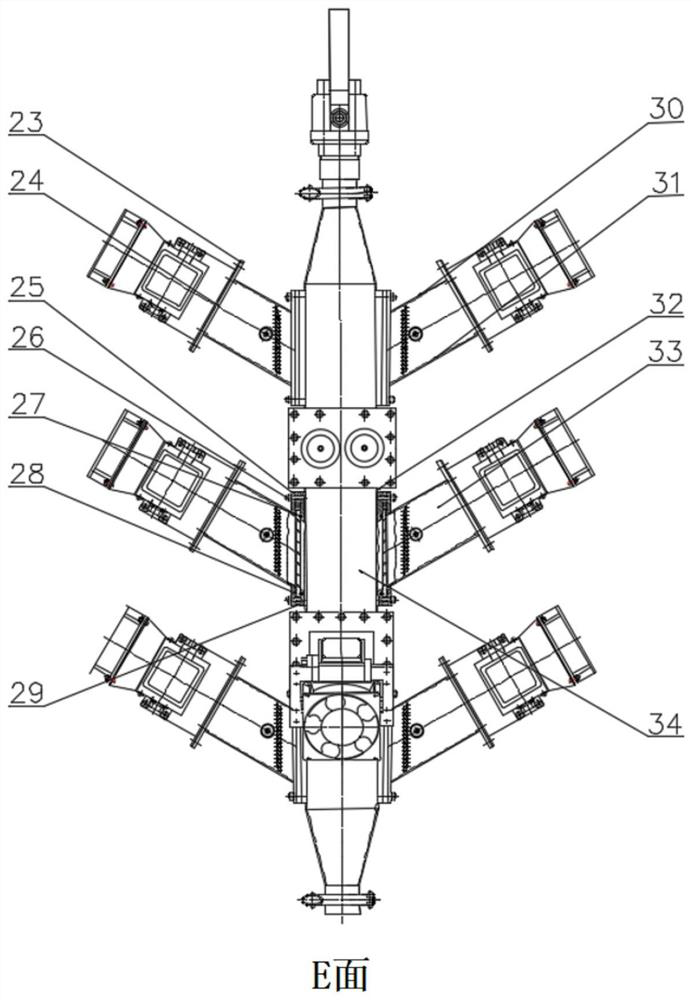 A microwave-ultrasonic coupling cavity suitable for liquid materials