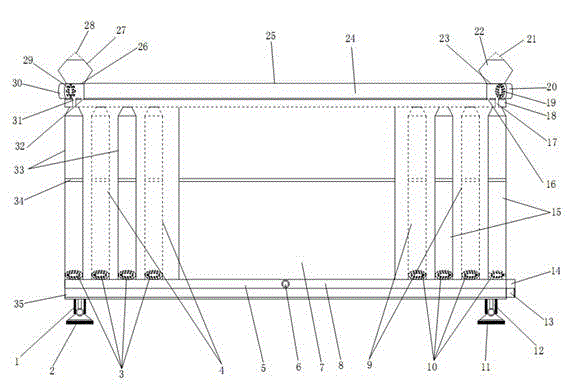 High-performance intercepting and releasing device for traffic security and protection