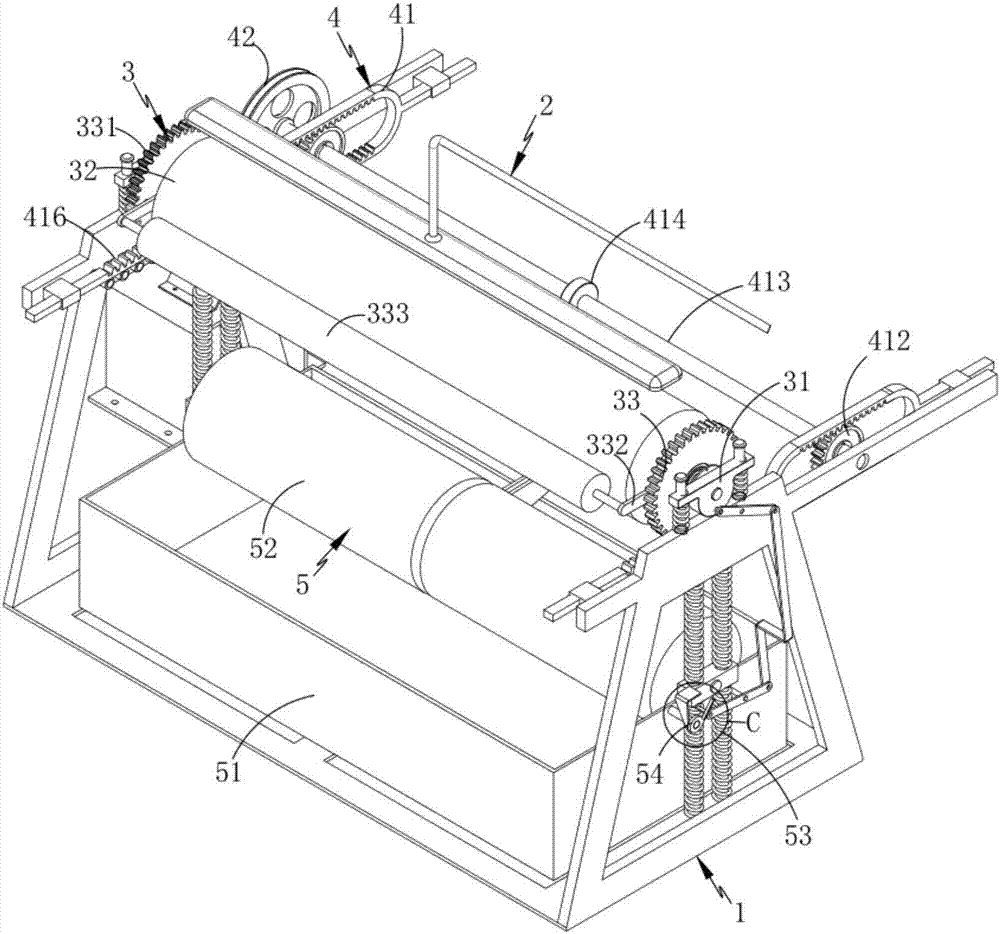 Semi-automatic dyeing cleaning system