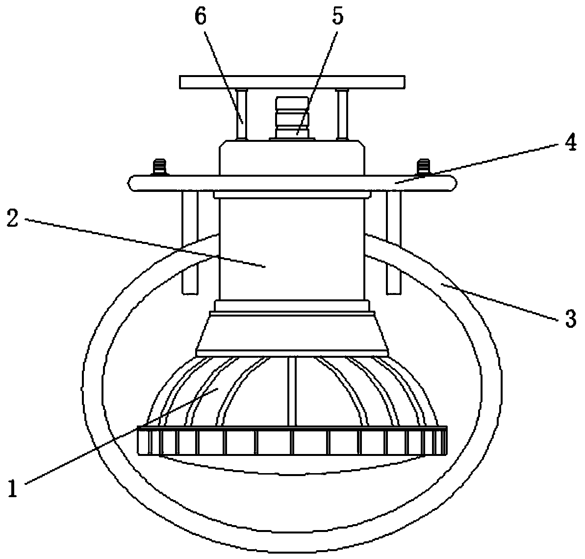 An explosion-proof energy-saving LED lamp