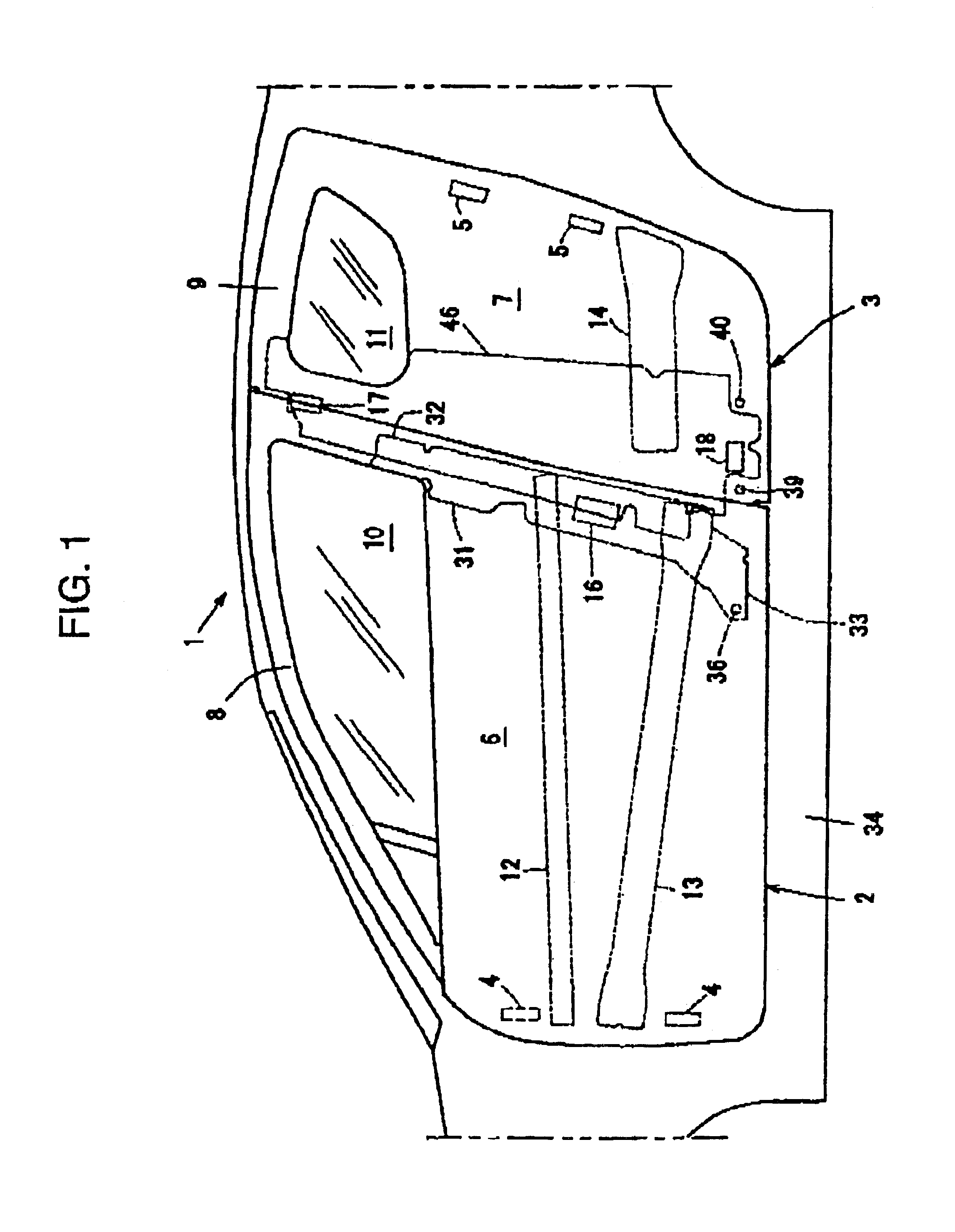 Vehicle side-door structure