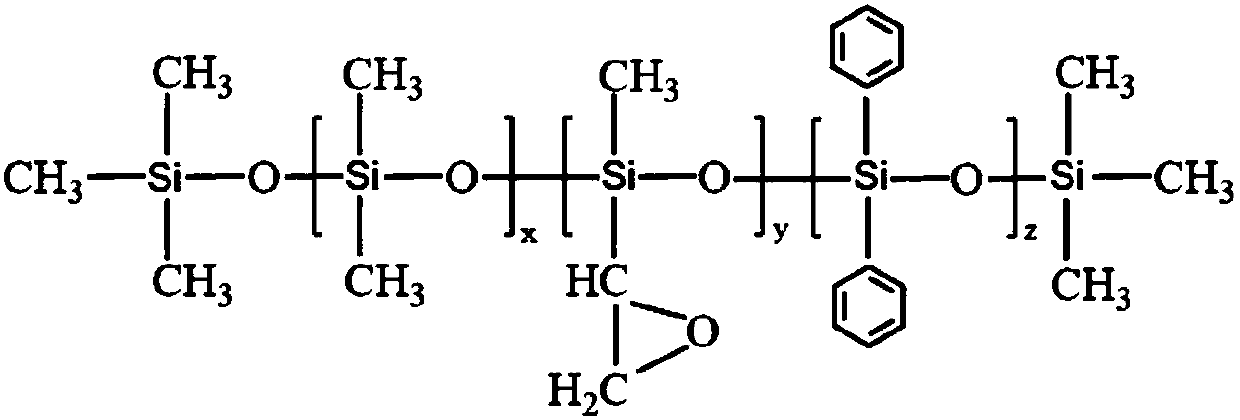 Preparation method of epoxy phenyl silicone rubber