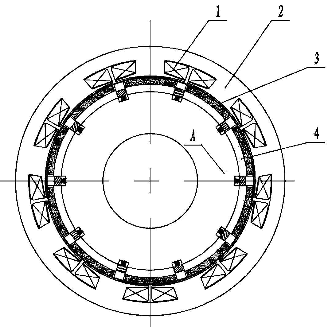 Flux-weakening acceleration permanent magnet motor