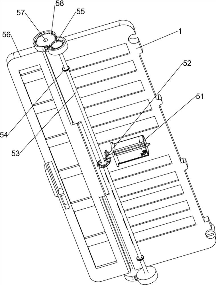 A hospital bed that is convenient for bedridden patients in internal medicine to turn over