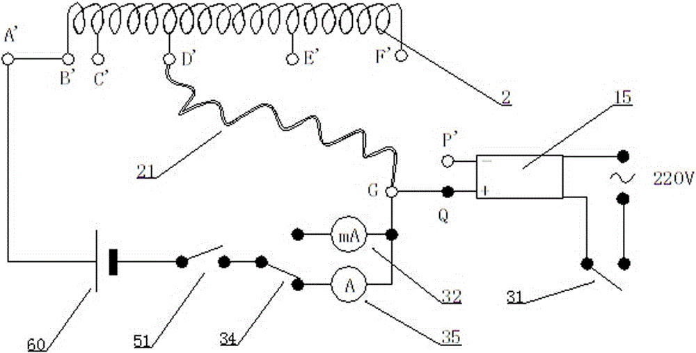 Multi-terminal lead storage battery regeneration device and regeneration method