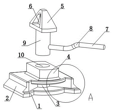 A step-type moving head lamp holder