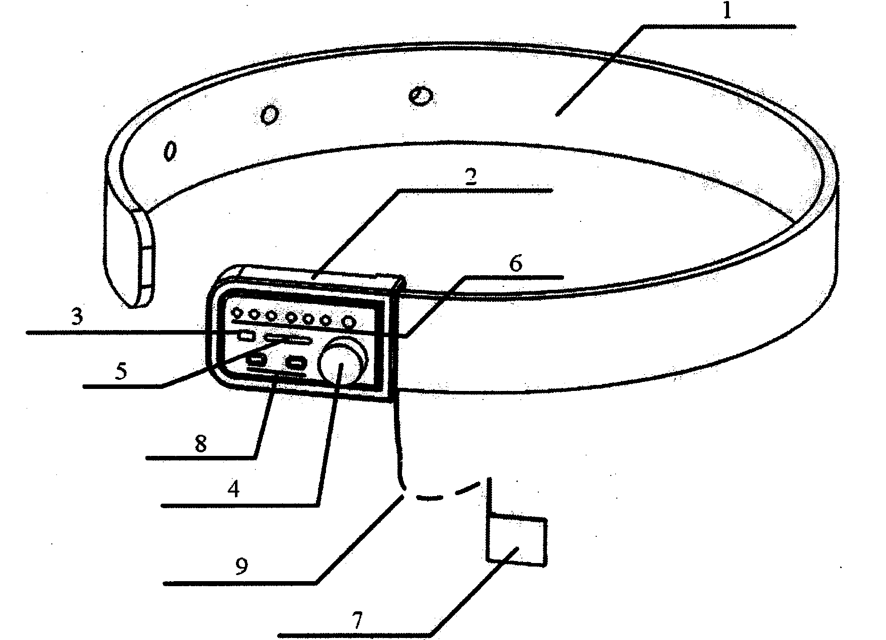 Intelligent waist belt applicable to operators in underground tunnel