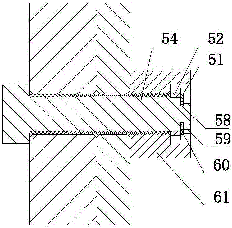 Fastening and connecting assembly and structure, disassembling method, track structure, crankshaft connecting rod system, bone connecting device and bone connecting method