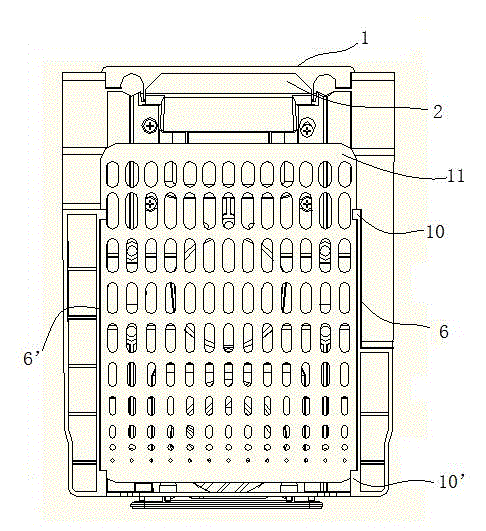 Temperature adjusting and air guiding device and battery box with same