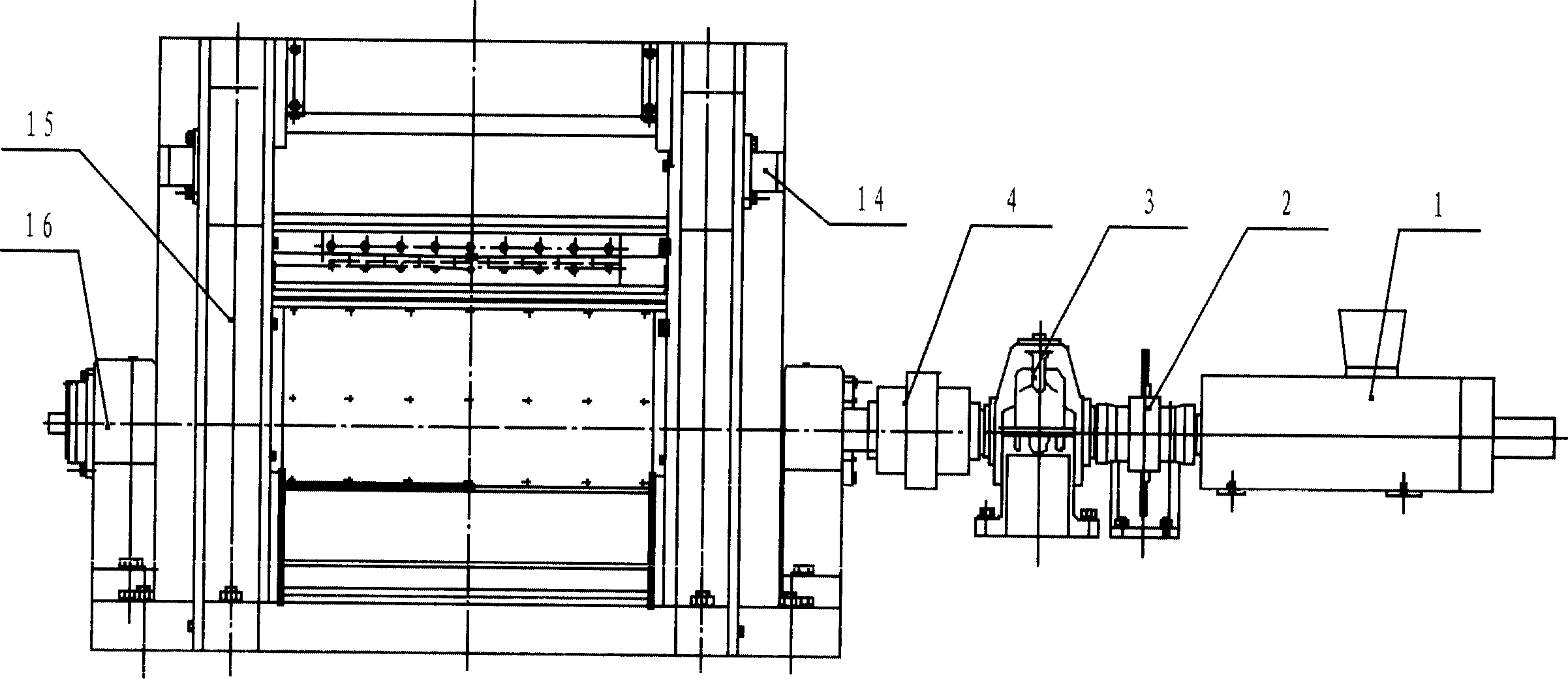 Single crank reciprocated flying shear