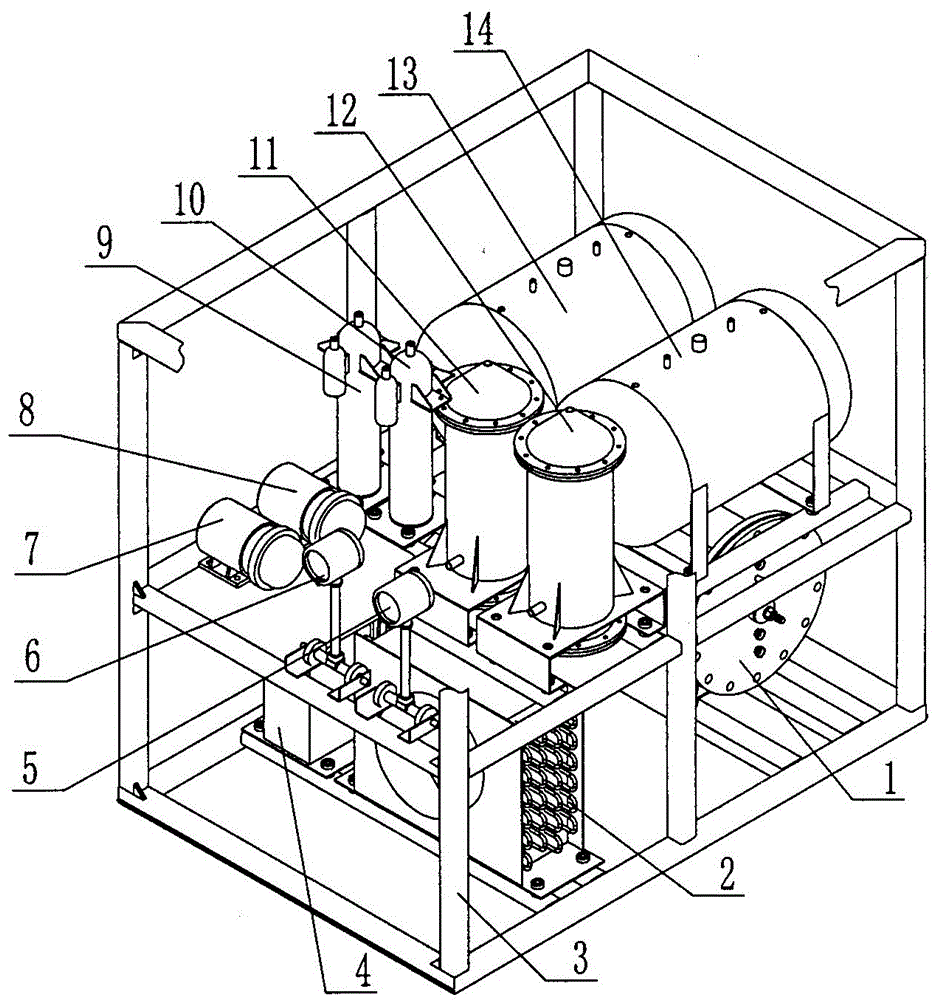 Hydrogen-oxygen mixed gas integrated generator