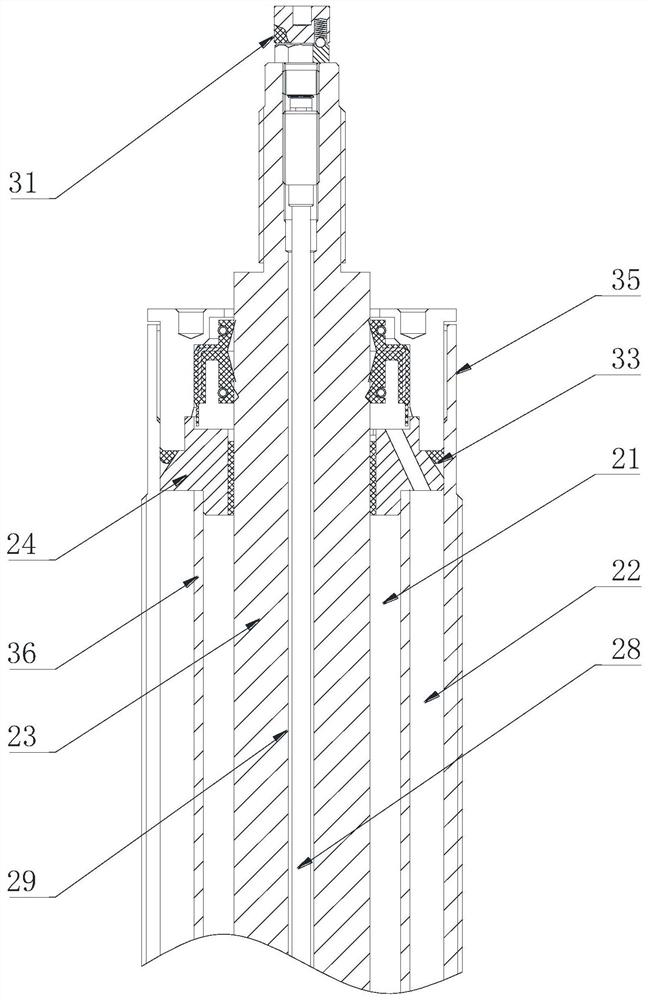 Double-adjustable damping shock absorber