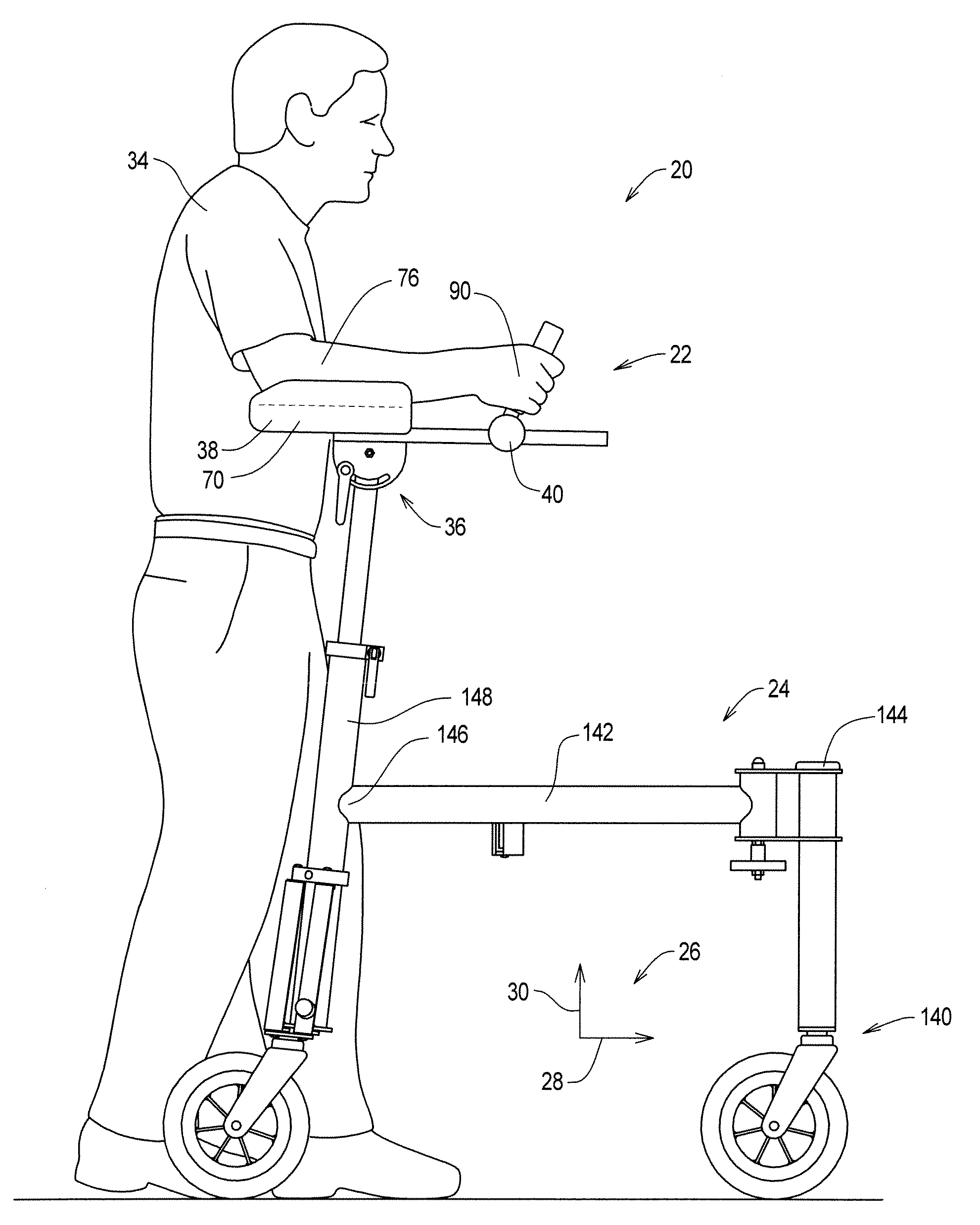 Bipedal motion assisting method and apparatus