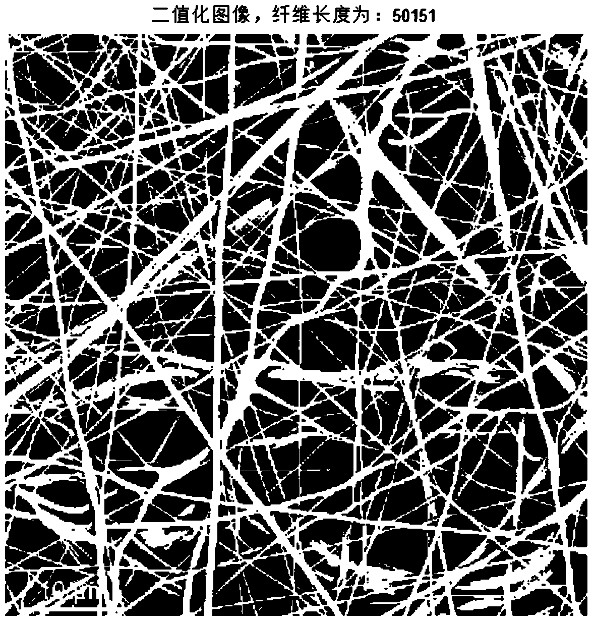 Mimicry reconstruction and performance computing method of fiber filter medium structure