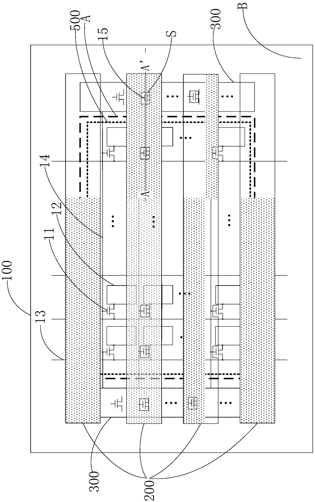 In-cell touch display and touch display device