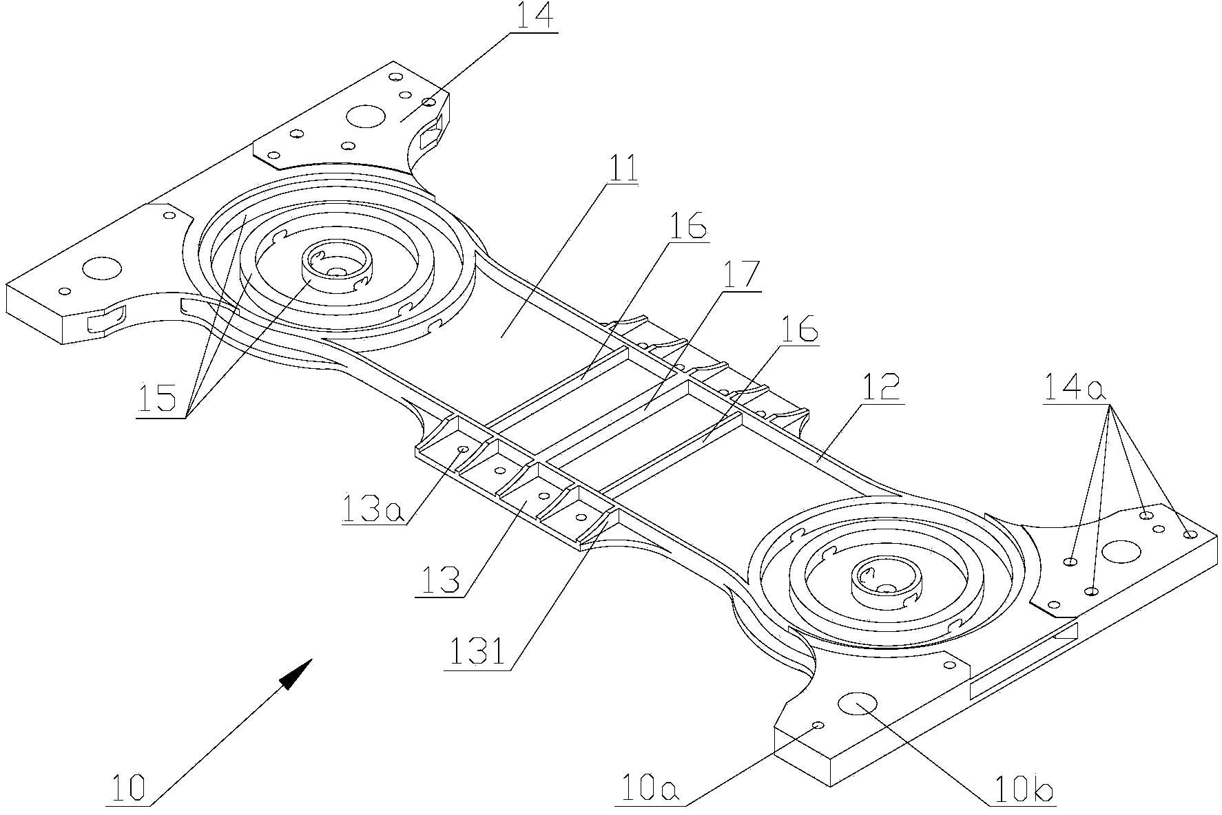 Wagon bogie and sleeper beam thereof