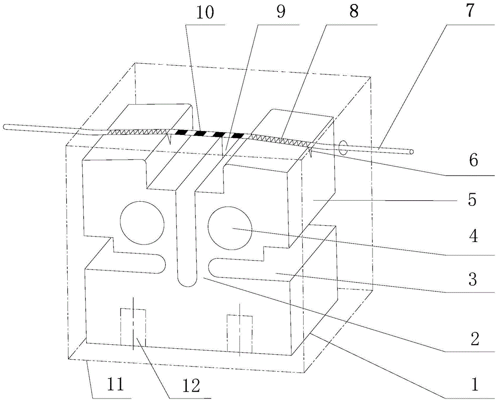 Fiber bragg grating high-frequency acceleration sensor based on flexible hinges