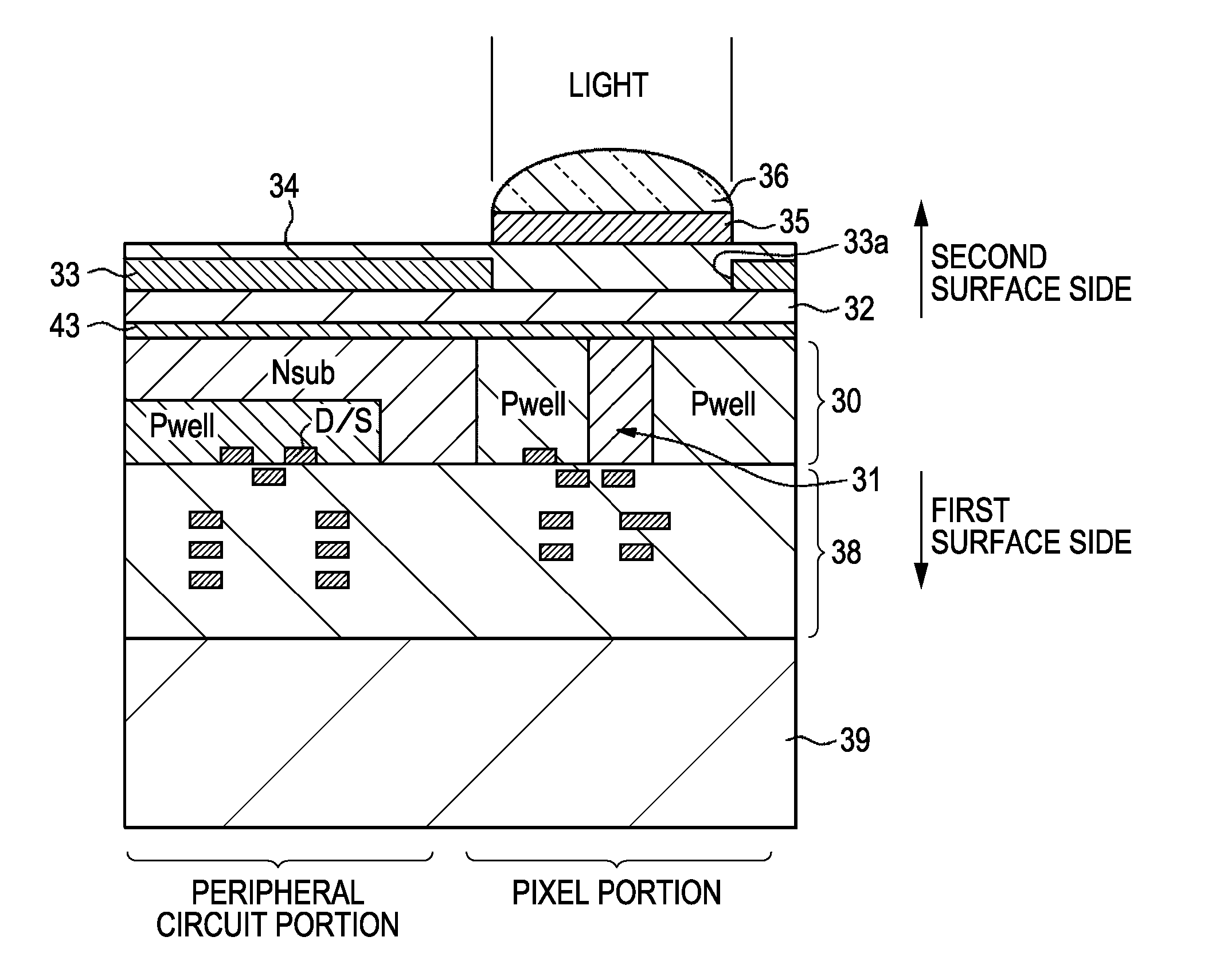 Solid-state imaging device, method for producing same, and camera