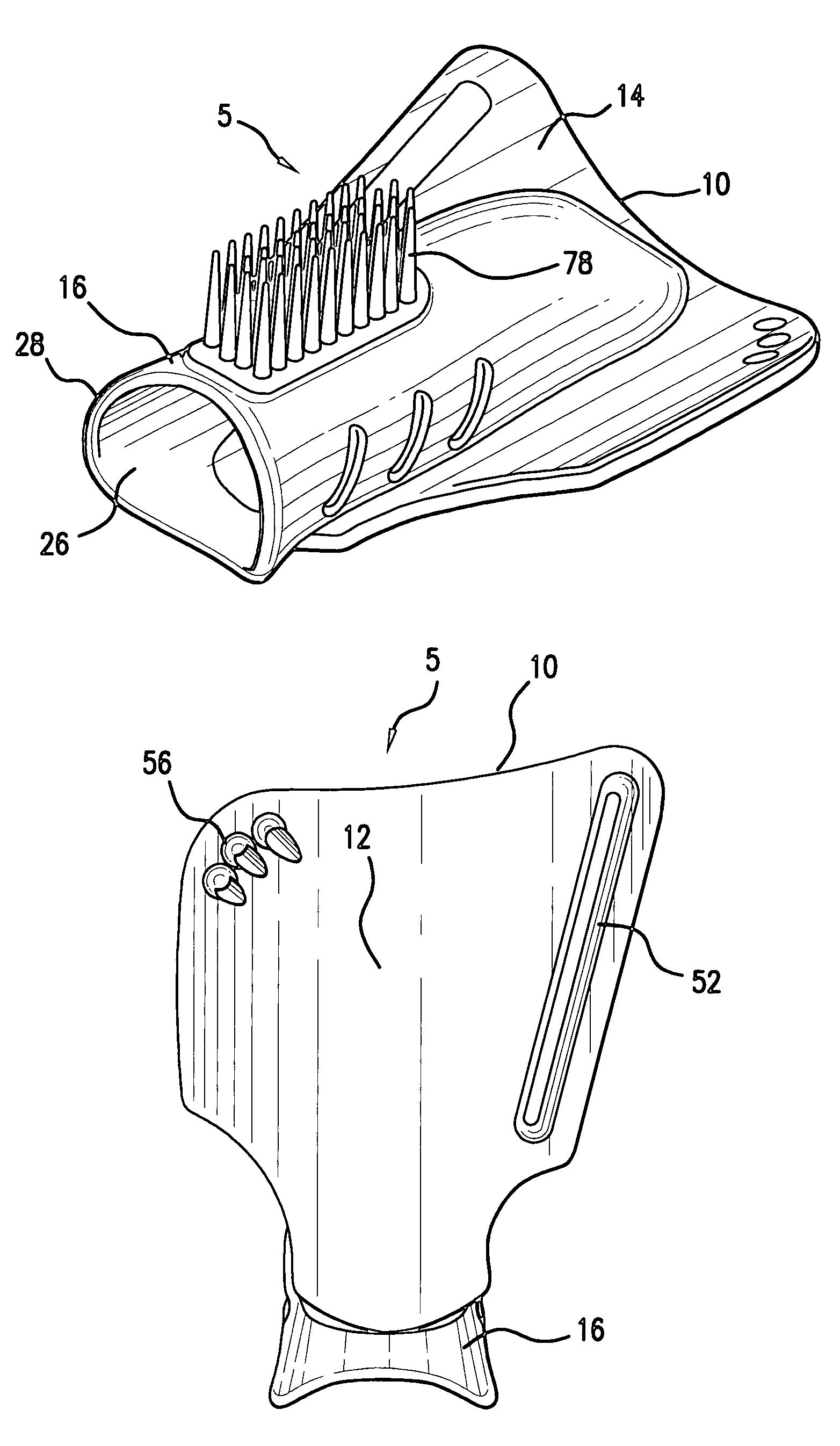 Thumb utensil with cutting board