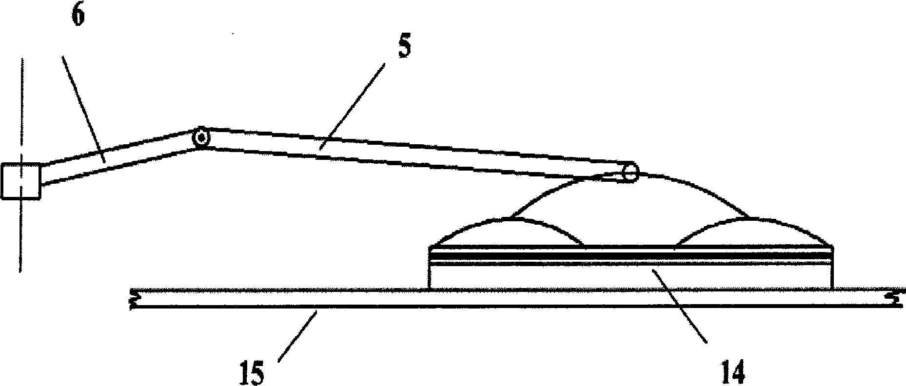 Windshield wiper arm elevator apparatus and control method